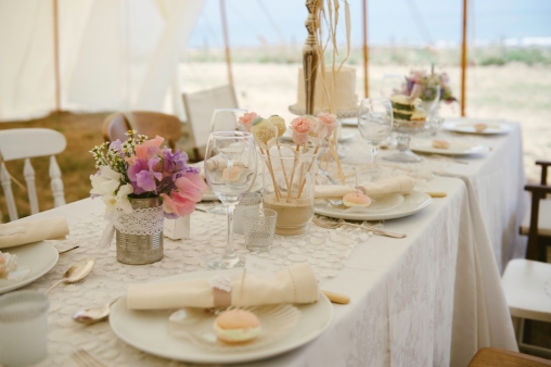 Seaside Weddings Devon Vintage Marquee Weddings Devon14