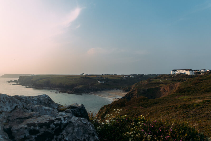 Beach Wedding Venue In Cornwall Polurrian on the Lizard