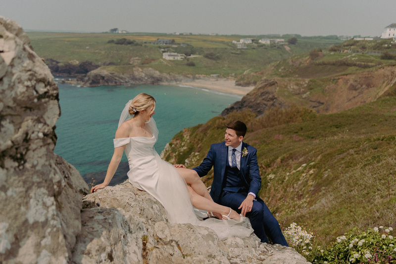 Beach Wedding Venue In Cornwall Polurrian on the Lizard