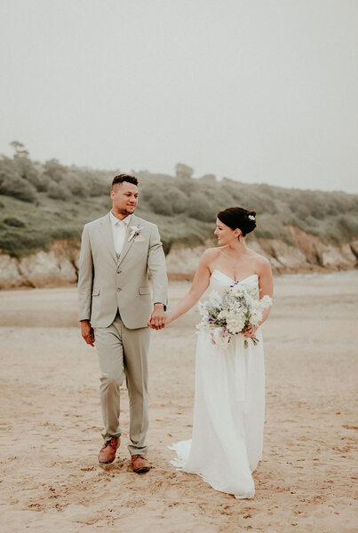 Beach Wedding Venue In Cornwall The Cove at Maenporth