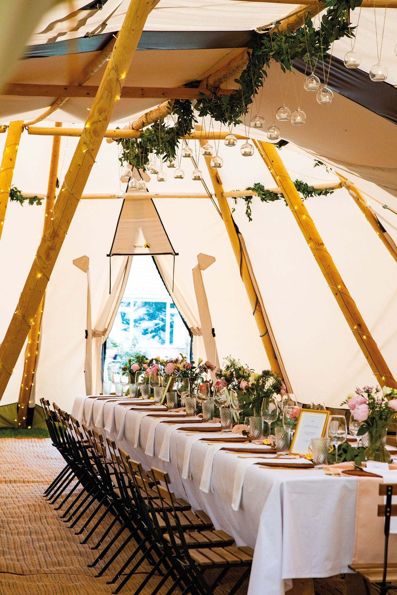 Tipi Spaces Canvas Marquee Wedding Styling2