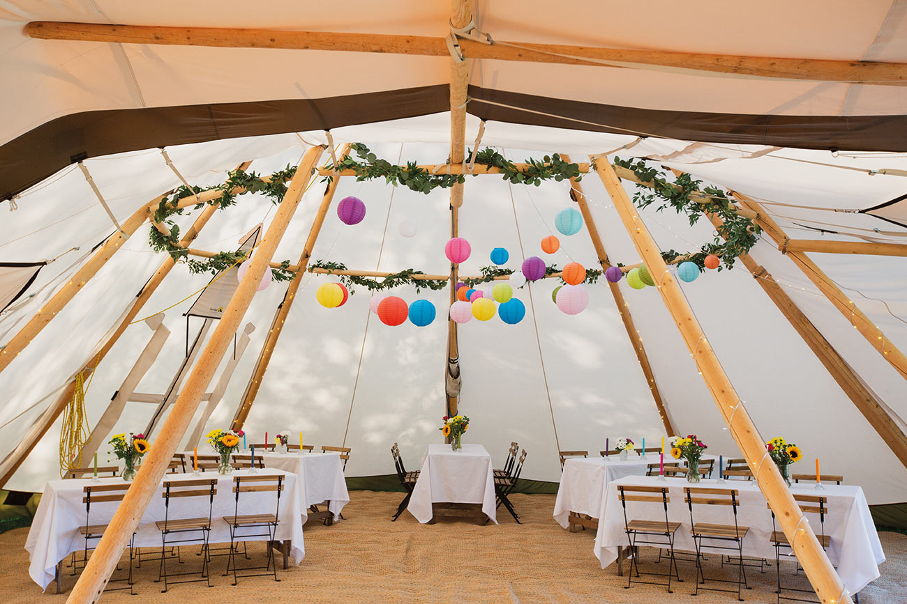 Tipi Spaces Canvas Marquee Wedding Styling3