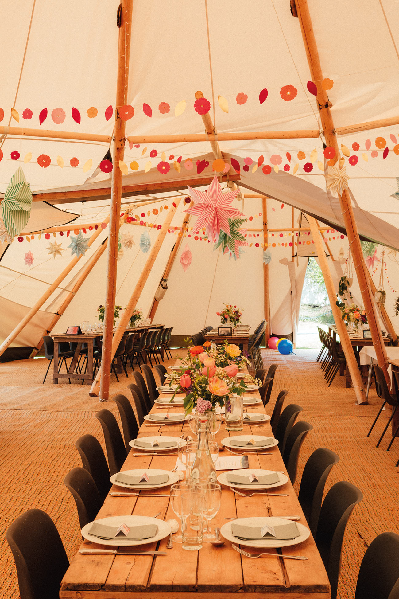 Tipi Spaces Marquee Wedding Styling1