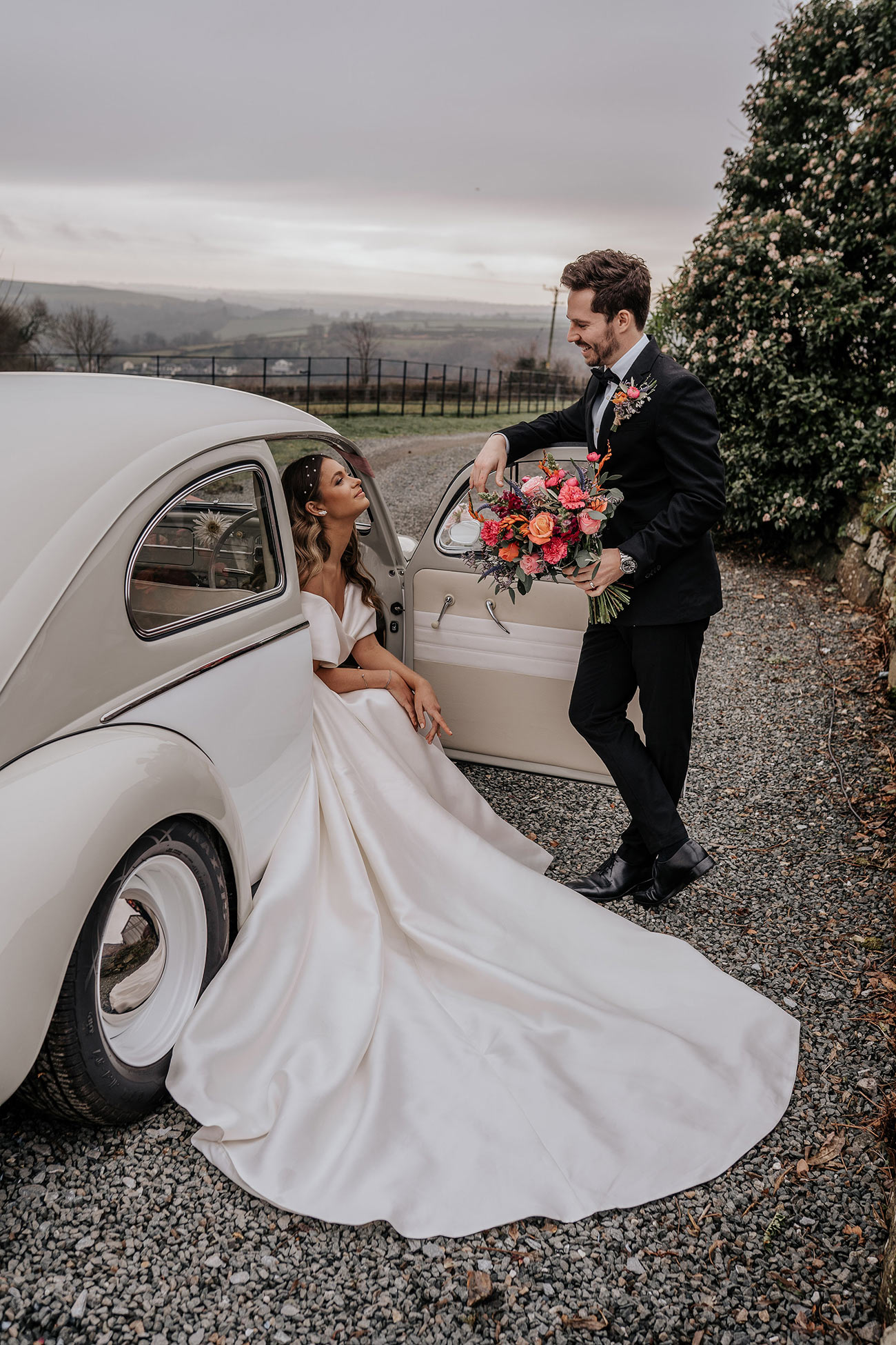 Trevenna Styled Shoot Wedding Colourful Fun Vibes Styling Bride Groom10