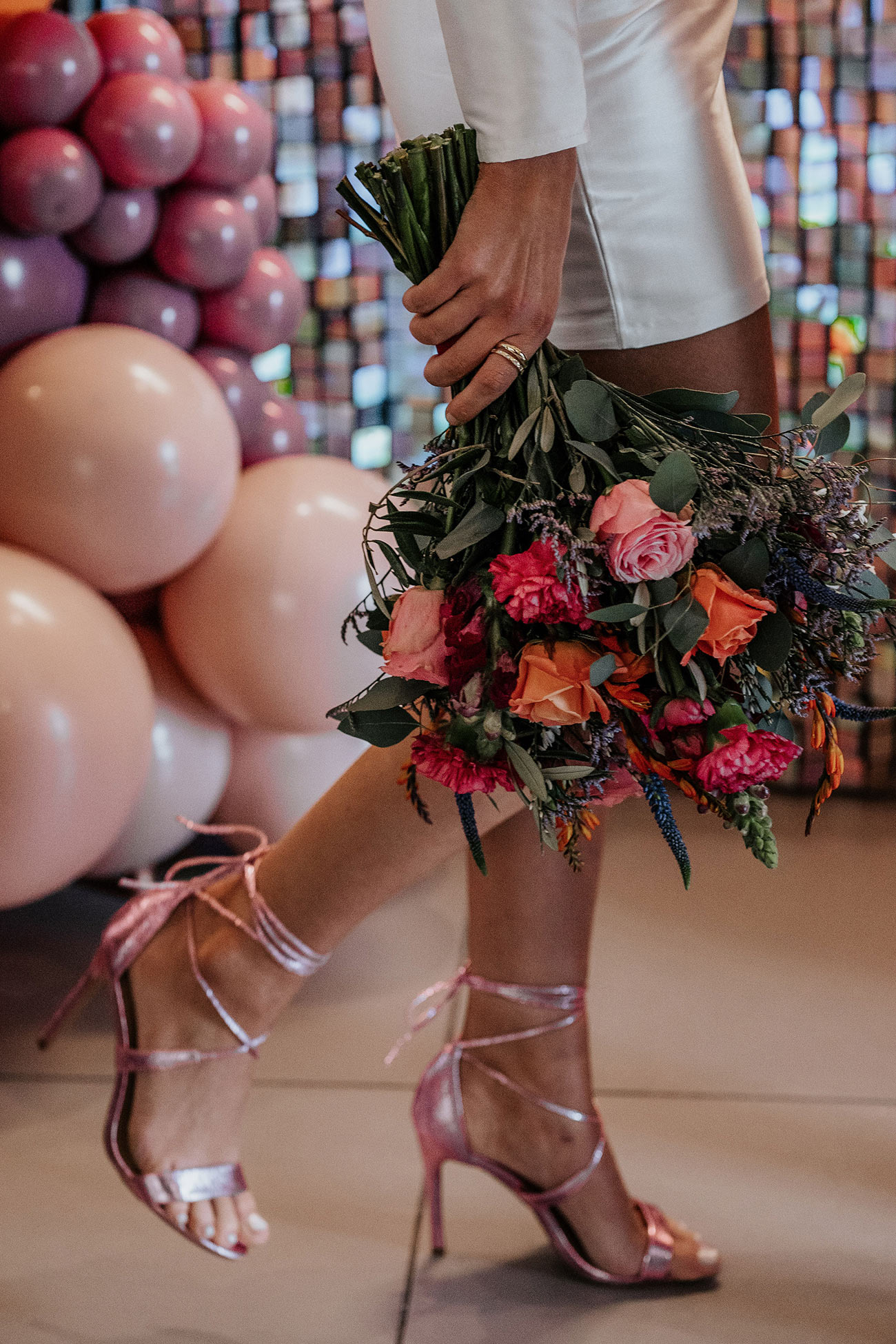 Trevenna Styled Shoot Wedding Colourful Fun Vibes Styling Bride Groom11