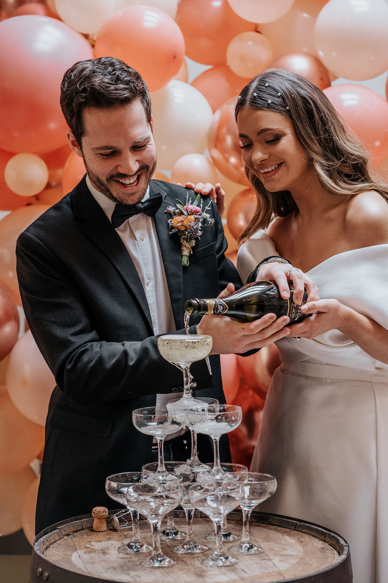 Trevenna Styled Shoot Wedding Colourful Fun Vibes Styling Bride Groom20