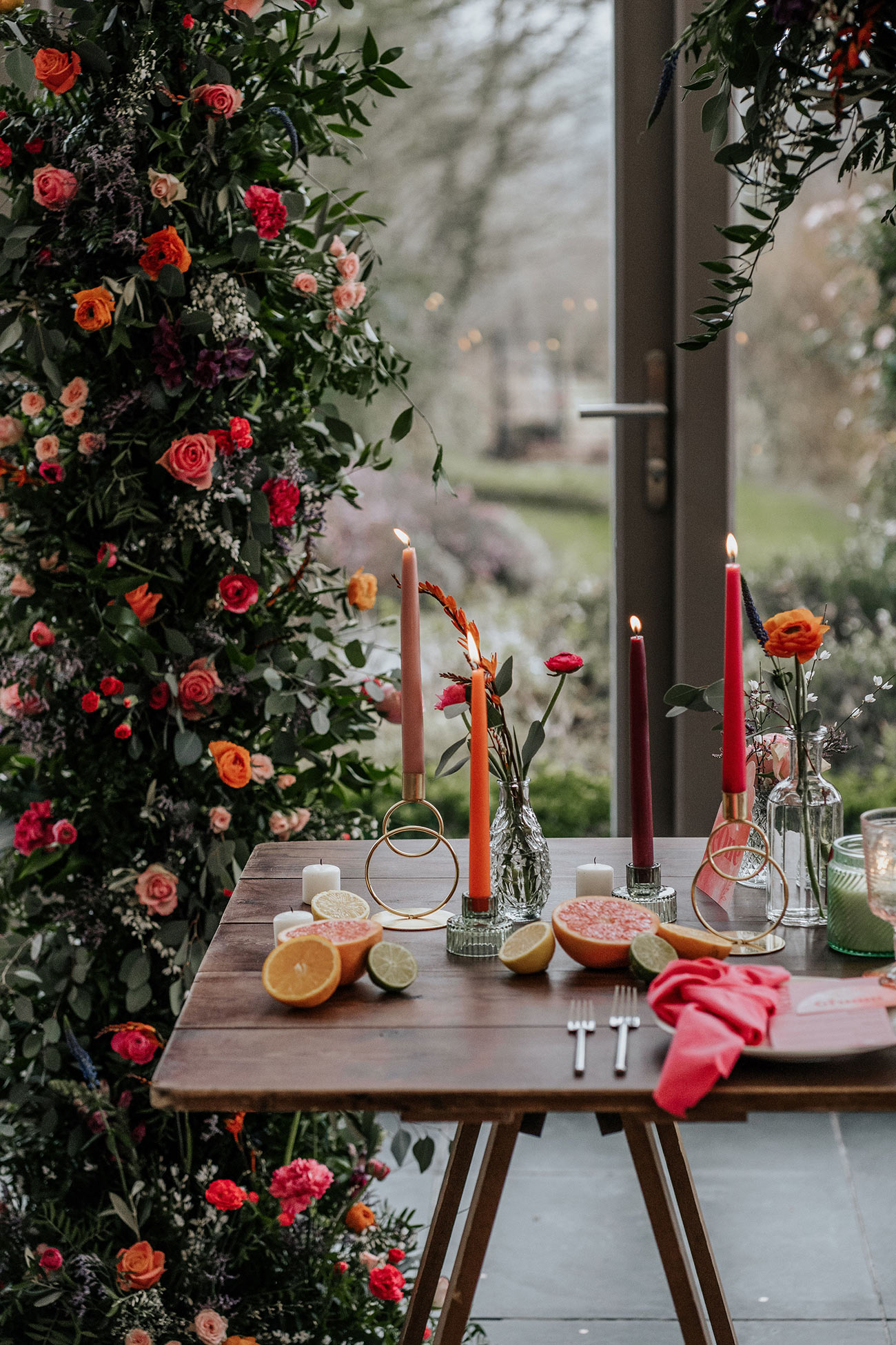 Trevenna Styled Shoot Wedding Colourful Fun Vibes Styling Bride Groom24