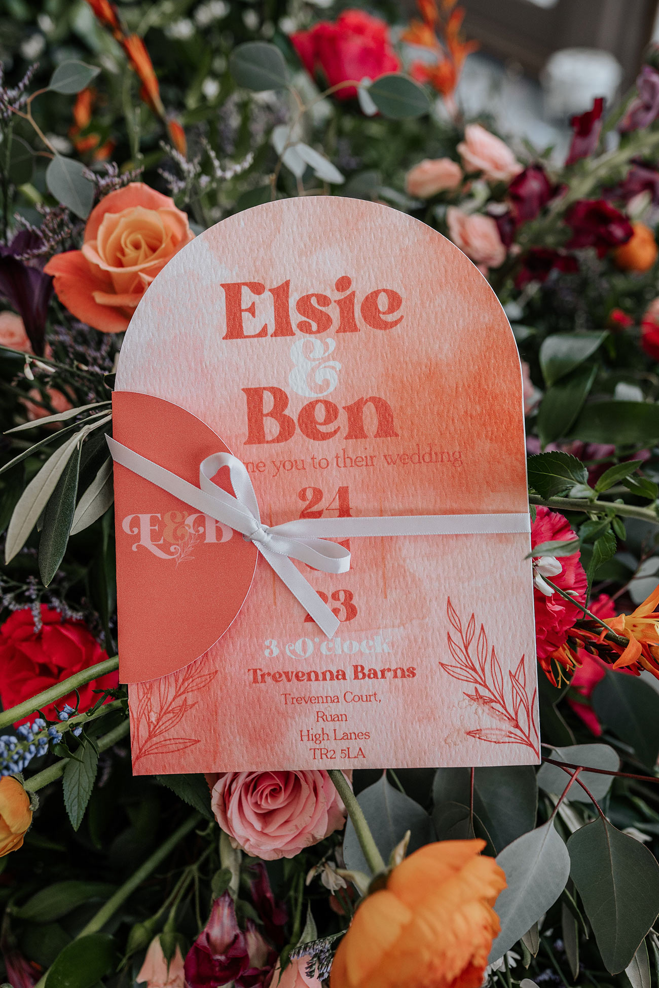 Trevenna Styled Shoot Wedding Colourful Fun Vibes Styling Bride Groom3