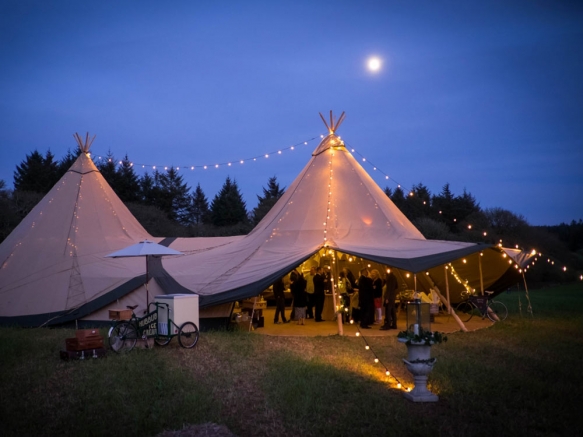 Wedding Marquee Hire Cornwall Wild Tipi