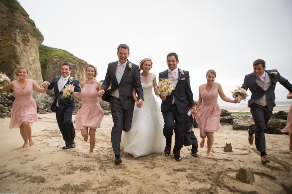 Wedding At St Pirans Church Cornwall1