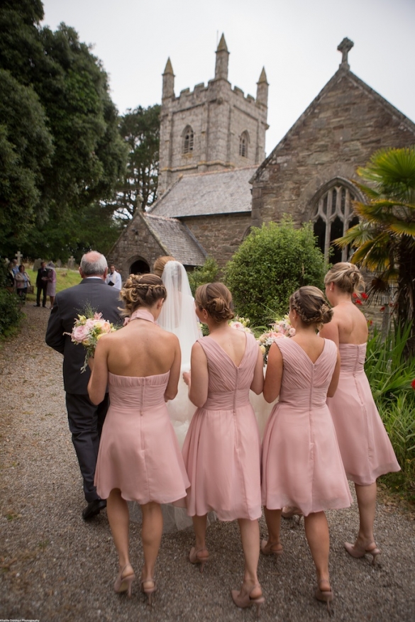 Wedding At St Pirans Church Cornwall13