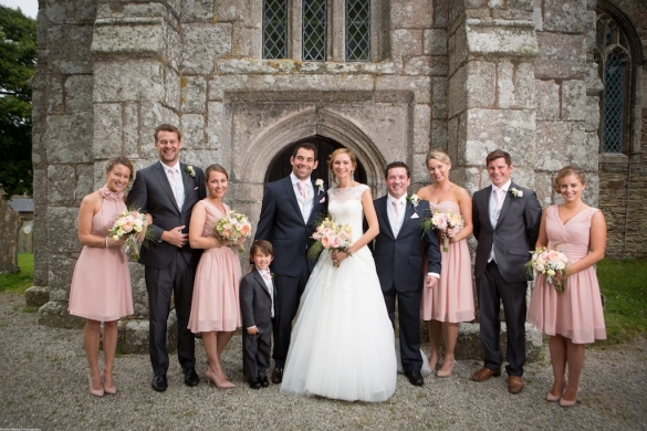 Wedding At St Pirans Church Cornwall16