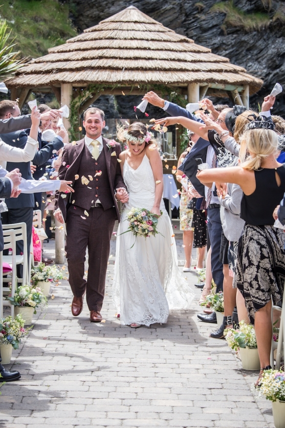 Wedding At Tunnels Beaches Devon5