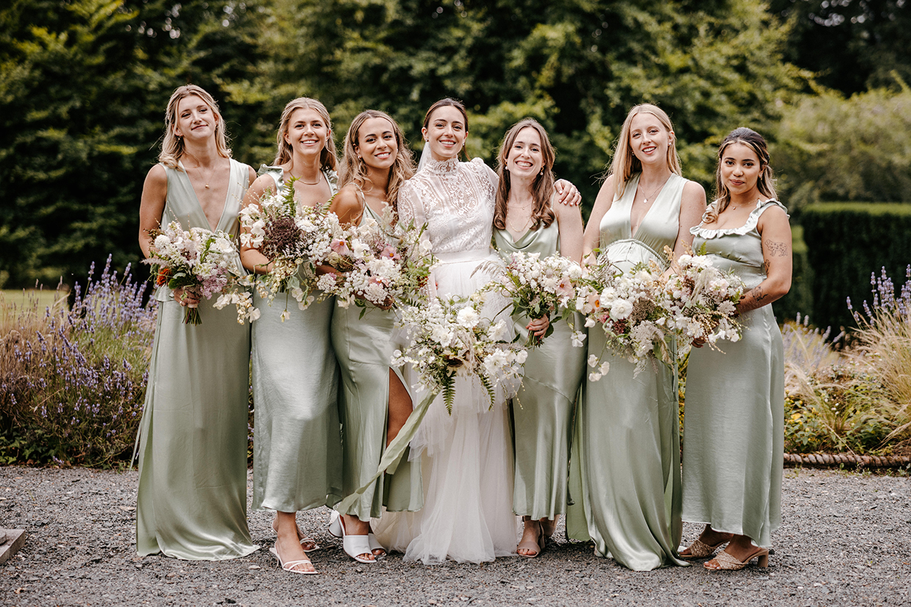Wedding Nick Walker Photography Coombe Trenchard Bridesmaids