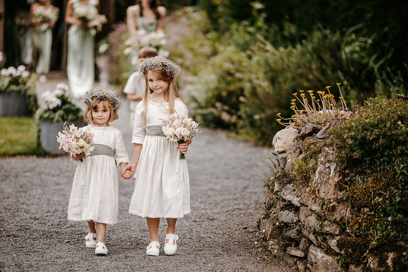 Wedding Nick Walker Photography Coombe Trenchard Flower Girls