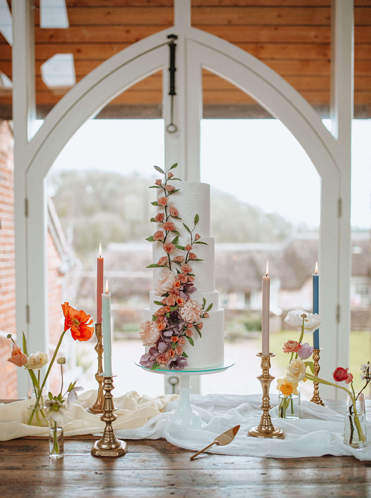 Wedding Styled Shoot Rustic Natural Florals Barn11