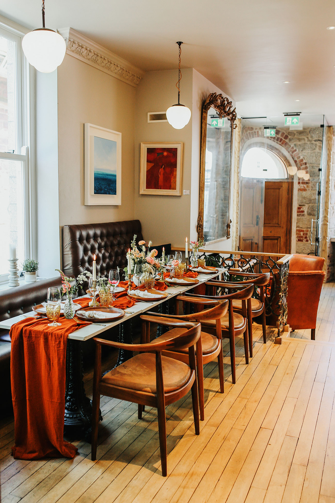 Wedding Styling Host St Ives Cornwall Contemporary Industrial Bride Groom11