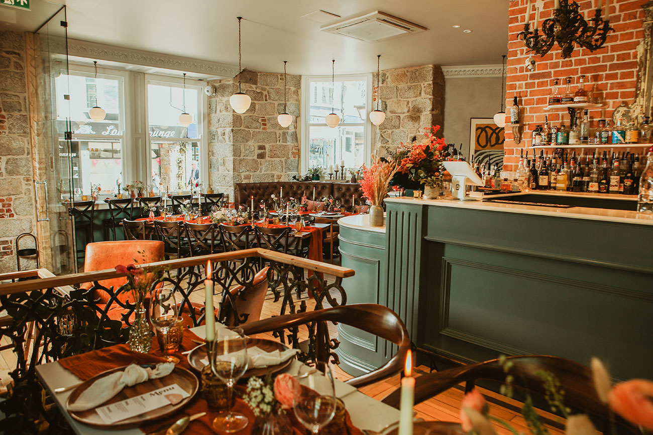 Wedding Styling Host St Ives Cornwall Contemporary Industrial Bride Groom15