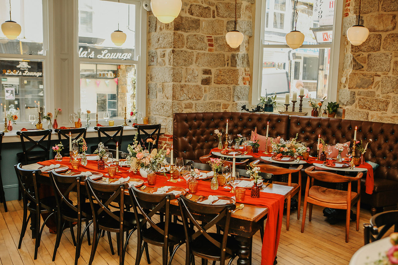 Wedding Styling Host St Ives Cornwall Contemporary Industrial Bride Groom21