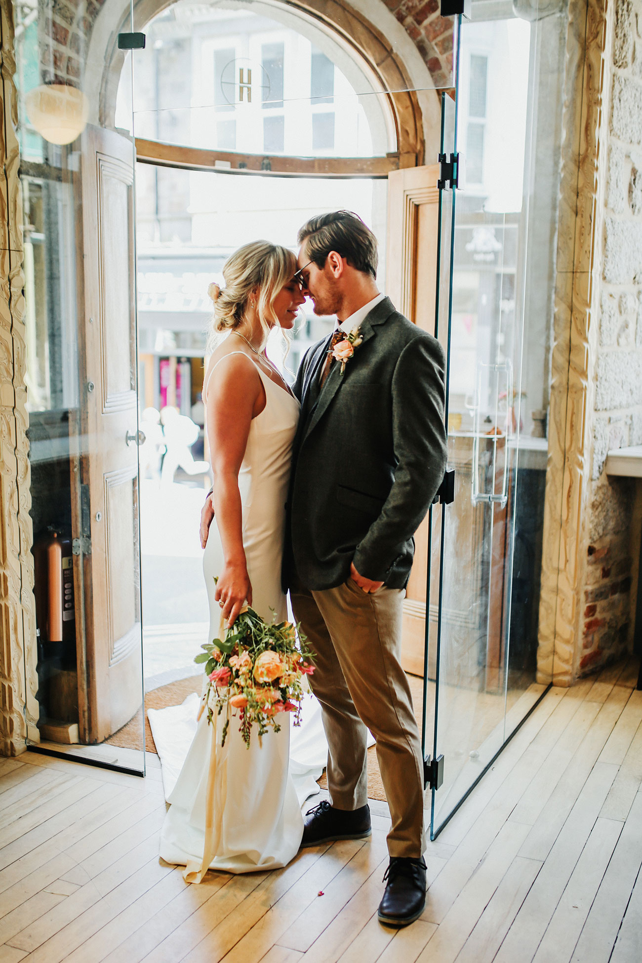 Wedding Styling Host St Ives Cornwall Contemporary Industrial Bride Groom3