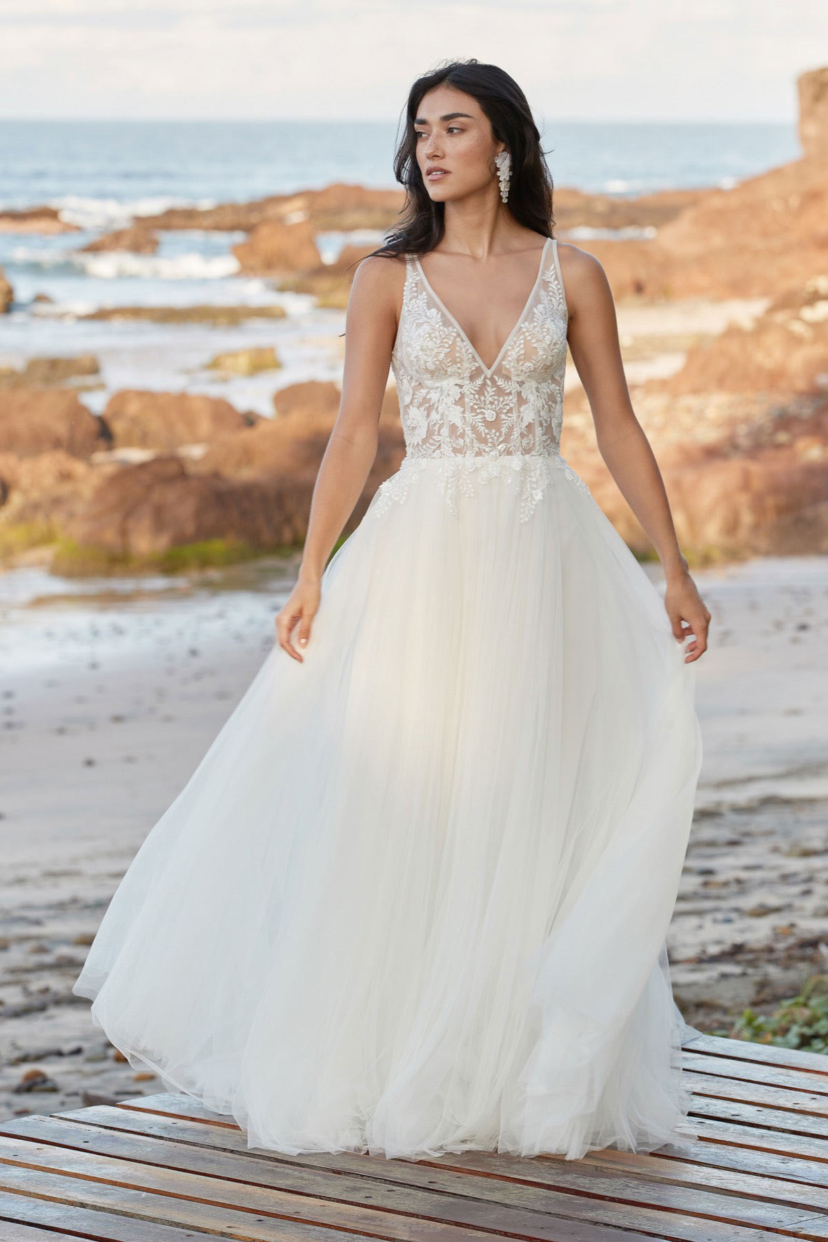 Willowby Cornwall Wedding Bride Dress IMG 2482